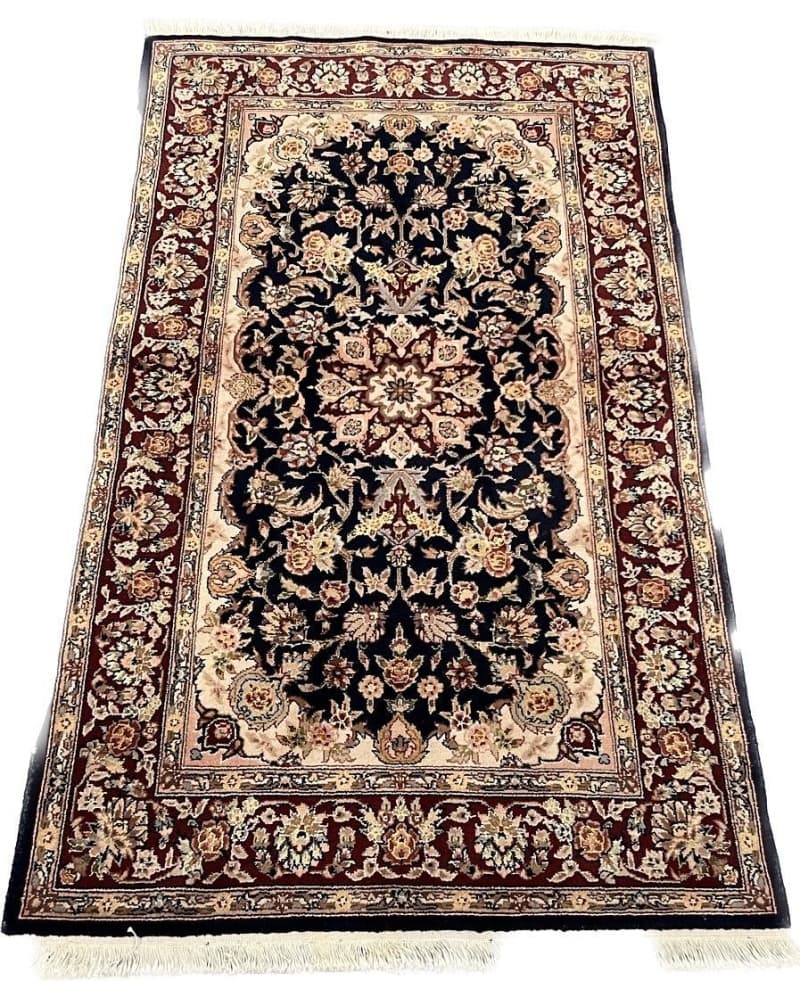 Kashan Design Wool & Silk